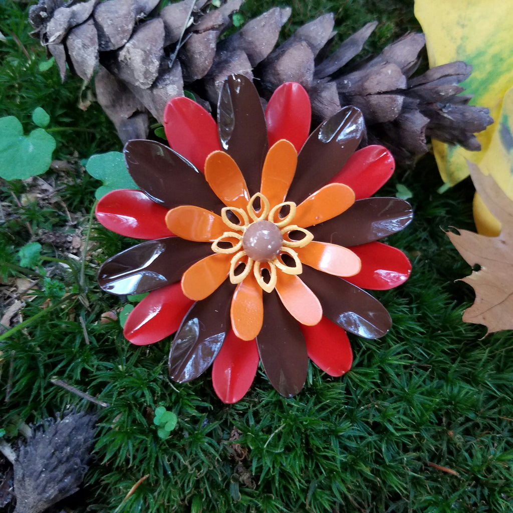 Large Thanksgiving Flower Magnet