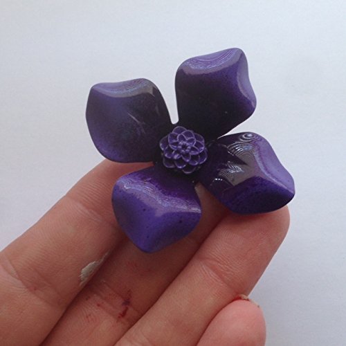Small Purple Brooch