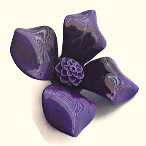 Small Purple Brooch