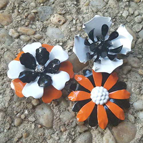 Halloween Magnets Small Metal Flowers