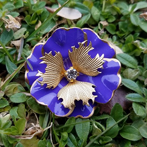 Small Purple and Gold Pansy