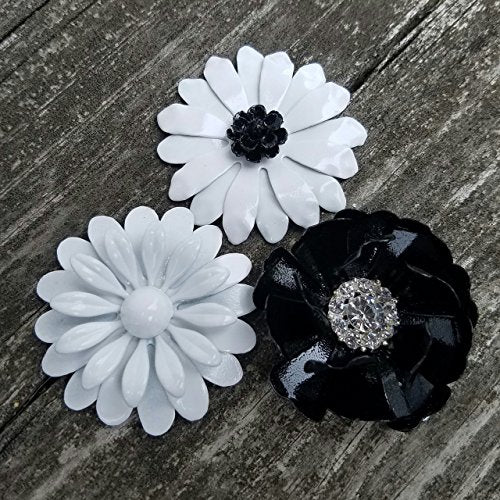 Black and White Refridgerator Magnets