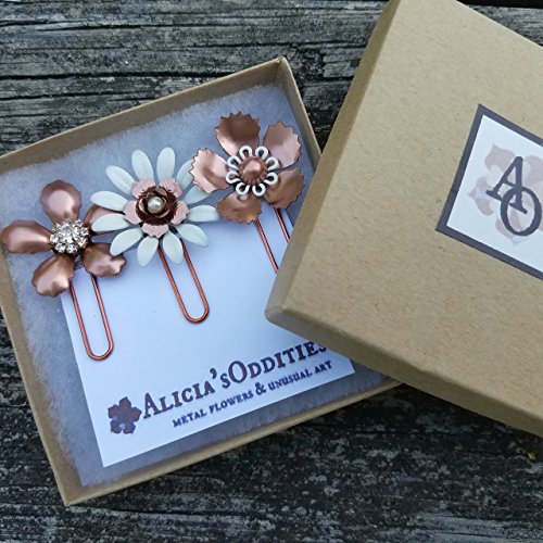 Copper Painted Metal Planner Clip